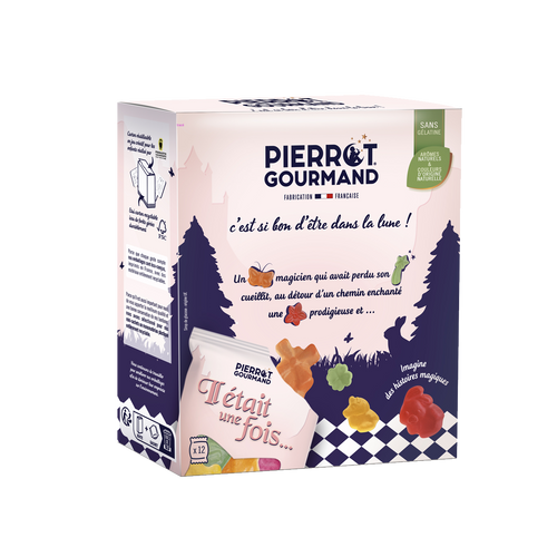 Boîte de 12 mini-sachets Il était une fois - Pierrot Gourmand - 1