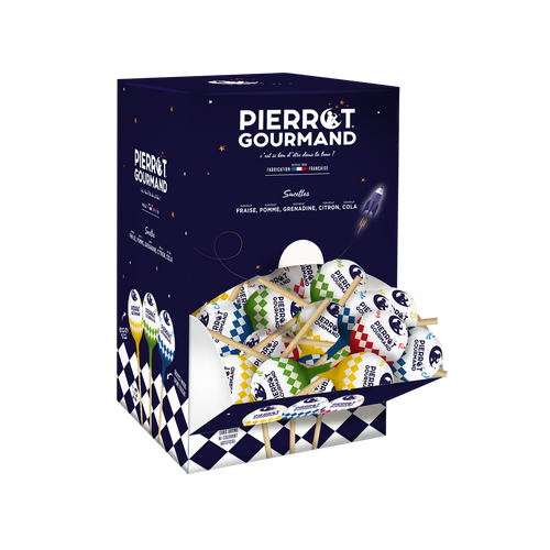 Boite distributrice sucettes boules Pierrot Gourmand - Pierrot Gourmand - 1