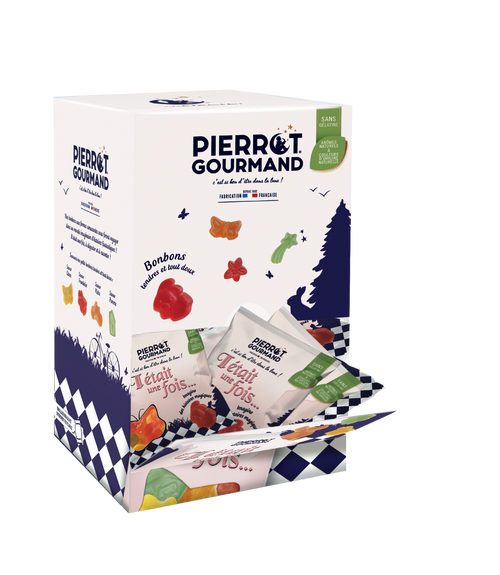 Boîte distributrice de 40 mini-sachets Il était une fois - Pierrot Gourmand - 1