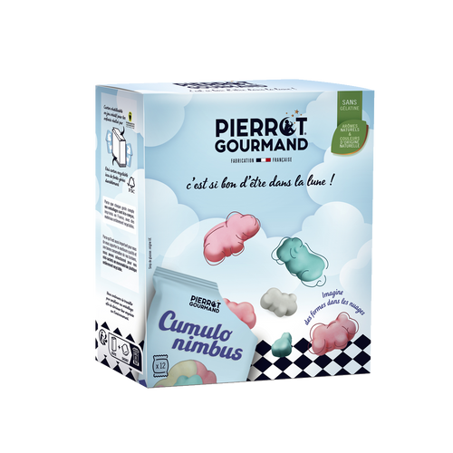 Boîte de 12 mini-sachets Cumulonimbus - Pierrot Gourmand - 1