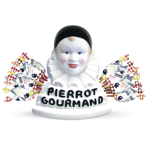 Pierrot Gourmand Box Set : bust + box of 40 assorted lollipops - Pierrot Gourmand - 1